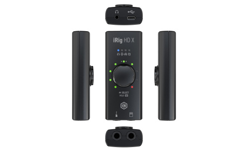 IK Multimedia iRig HD X универсальный гитарный интерфейс для iPhone/iPad Mac и ПК, кабели Lightning + USB-C в комплекте фото 3
