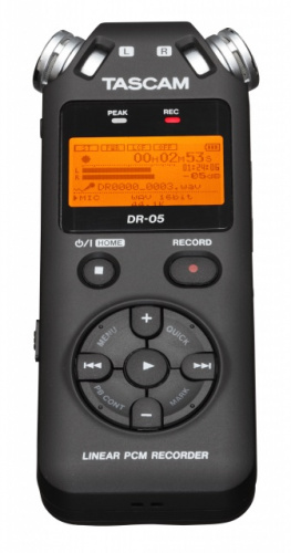 TASCAM DR-05 (version 2) портативный диктофон - PCM стерео рекордер со встроенными микрофонами, Wav/MP3 фото 7