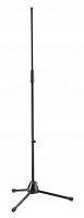 K&M 20120-300-55 прямая микрофонная стойка, высота 890-1590 мм, материал сталь, цвет черный
