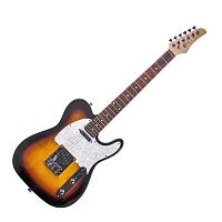 REDHILL TLX100/VS эл.гитара, Telecaster, 1V/1T/3P, S-S, тополь/клен, цвет санберст