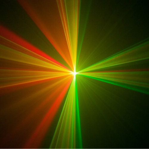 ADJ ANI-MOTION Уникальный минилазер проецирует геометрические рисунки красного и зеленого цветов 3 фото 6