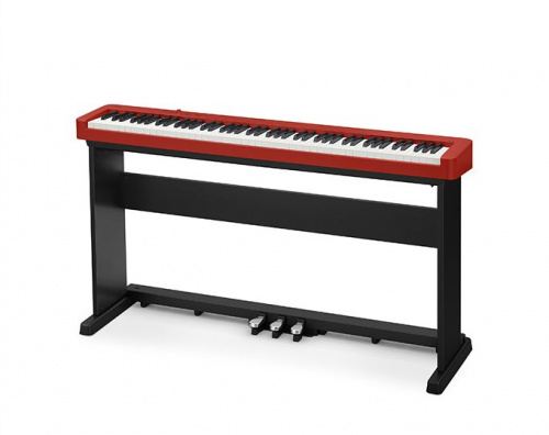 Casio CDP-S160RD цифровое фортепиано, 88 клавиш, 64 полифония, 10 тембров, вес 10,5 кг фото 3