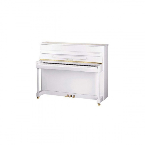 Ritmuller UP118R2(A112) пианино, 118 см, цвет белый, полированное, медная фурнитура, Classic