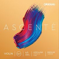 D'Addario A310 4/4M серия Ascente, набор струн для скрипки 4/4, среднее натяжение