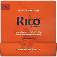 Rico RJA0115-B25 трости для альт-саксофона, RICO (1 1/2), 25 шт. в пачке