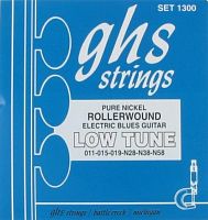 GHS 1300 Струны для электрогитары никель роликовая обмотка (11-15-19-28-38-58) Nickel Rockers