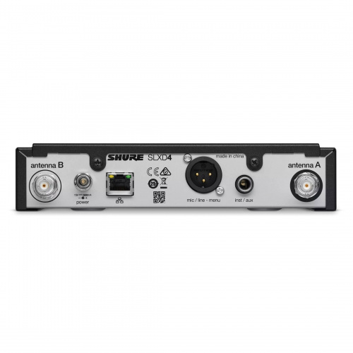 SHURE SLXD24E/SM58 H56 цифровая радиосистема с ручным микрофоном SM58, динамический кардиоидный, 470-638 МГц (рабочий диапазон 518-562 МГц), выносные  фото 2