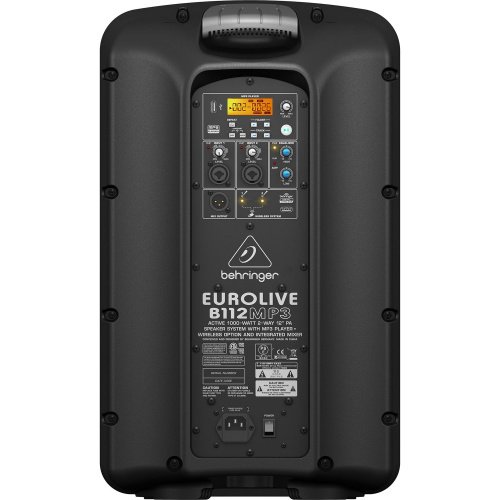 Behringer B112MP3 активная акустическая система 1000Вт МР3 плеер фото 2