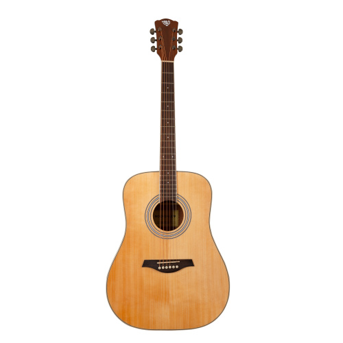 ROCKDALE Aurora D6 Gloss NAT акустическая гитара дредноут, цвет натуральный, глянцевое покрытие