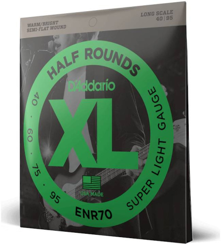 D'Addario ENR70 струны для бас-гит, Nickel/Long, 40-95