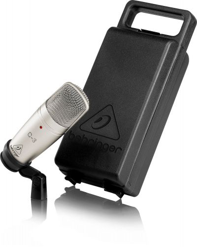 Behringer C-3 студийный конденсаторный микрофон (кардиоида/круг/восьмерка) в комплекте с транспортным кейсом фото 3