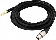 Cordial CCM 7,5 FP микрофонный кабель XLR F/моно джек 6,3 мм, 7,5 м, черный