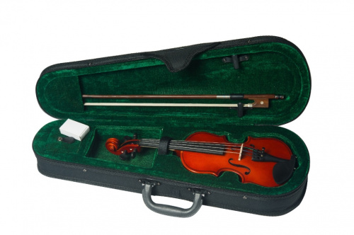 CREMONA GV-10 1/16 скрипка в комплекте, легкий кофр, смычок, канифоль фото 3