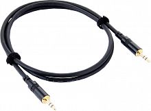 Cordial CFS 0,9 WW инструментальный кабель мини-джек стерео 3,5 мм/мини-джек стерео 3,5 мм, 0,9 м, черный