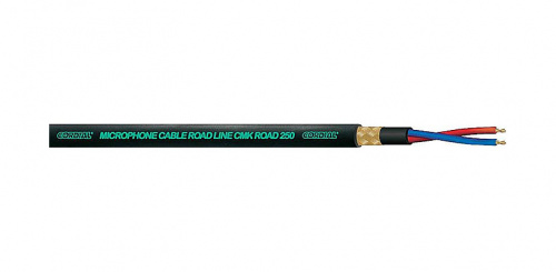 Cordial CMK-ROAD 250 BLACK микрофонный кабель 6,8 мм, черный