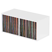 Glorious Record Box White 230 подставка, система хранения виниловых пластинок 230 шт., цвет белый