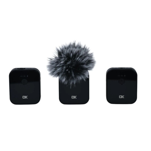 DK MP-9 комплект цифровых петличных микрофонов с шумоподавлением, 2.4GHz фото 3