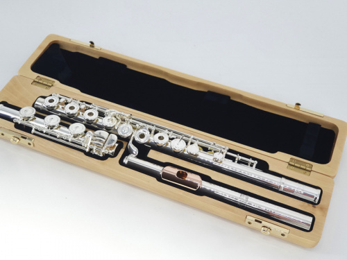 Artist AF-800RBSSOGC-HJS Флейта французской системы, открытые клапаны во французском стиле не в линию, паяные звуковые отверстия, с коленом B, Е-механ фото 15