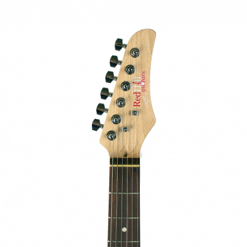 REDHILL STM200/BK эл.гитара, Stratocaster, 1V/2T/3P, S-S-H, тополь/клен, цвет черный фото 4