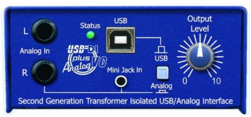 ARX USB DI PLUS VC Двухканальный блок с регулировкой громкости.