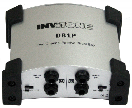 Invotone DB1P пассивный двухканальный директ бокс, цвет серебрянный