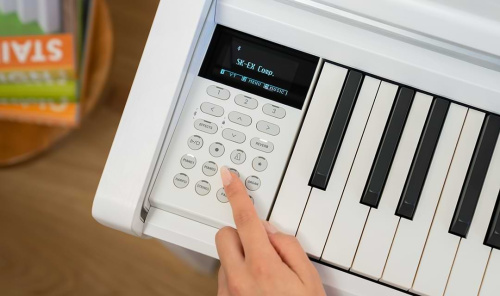 KAWAI CA501 PSW цифровое пианино, 88 клавиш, банкетка, механика Grand Feel Compact, цвет белый фото 2