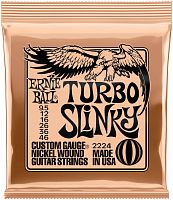 Ernie Ball 2224 струны для эл.гитары Nickel Wound Turbo Slinky (9.5-12-16-26-36-46)
