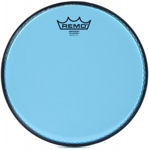 REMO BE-0310-CT-BU Emperor Colortone Blue Drumhead 10 цветной двухслойный прозрачный пластик го