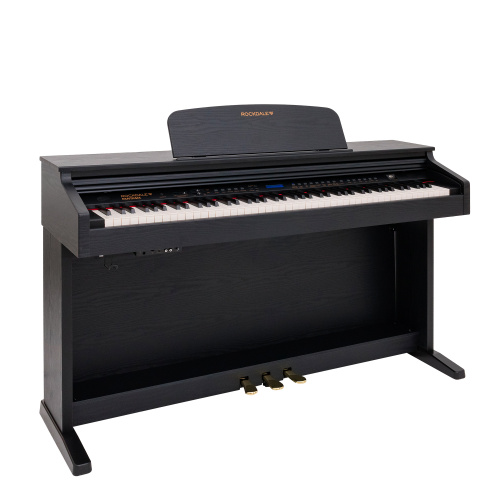 ROCKDALE Fantasia 128 Graded Black цифровое пианино, 88 клавиш. Цвет черный. фото 3