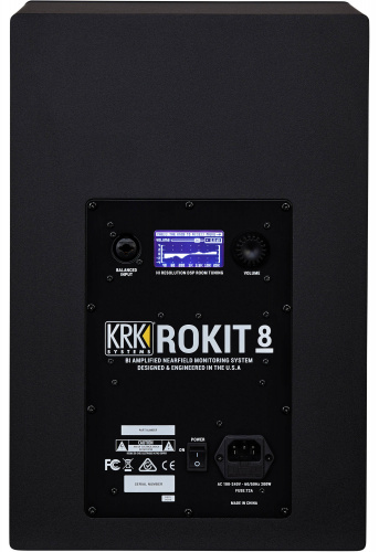 KRK RP8G4 Активный 2-х полосный (Bi-Amp) 8-ти дюймовый студийный звуковой монитор DSP 25-полосный эквалайзер лимитер кроссов фото 3