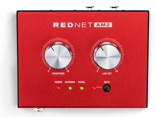 FOCUSRITE RedNet AM2 мониторный стерео модуль для аудио сети Dante фото 2