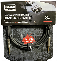 Xline Cables RINST JACK-JACK 03 Кабель инструментальный 2xJack 6,35mm mono длина 3м