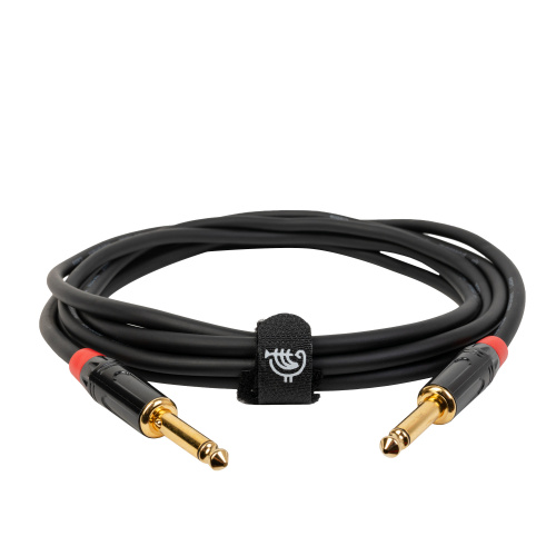 ROCKDALE IC070-3M инструментальный кабель, позолоченные металлические разъемы mono jack, цвет черный, 3 метра фото 4