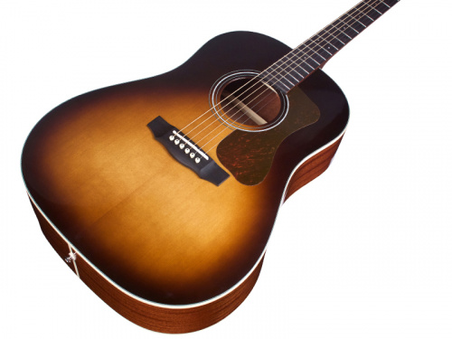GUILD DS-240 гитара акустическая, форма корпуса - скругленный дредноут, цвет - санбёрст, верхняя дека - массив ели, корпус - ма фото 4