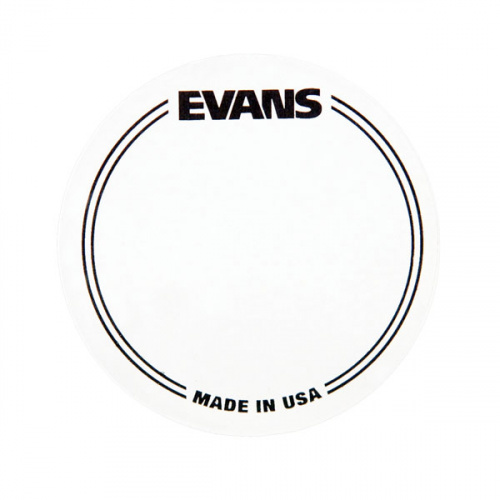 EVANS EQPC1 наклейка прозрачная круглая на рабочий пластик бас-барабана (2 шт.)
