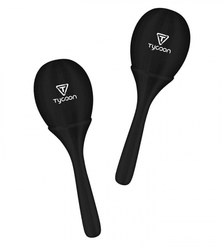 TYCOON TMPL-BK Маракасы пластиковые, цвет черный