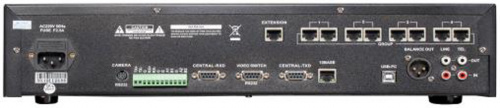 RFIntell LH-102M Центр. блок провод. конф. системы, сенс. диспл., 100 мик., каскад.10 блоков, до 6 в/камер, USB упр., USB запись, RS232, вых.1хXLR, 2U фото 2