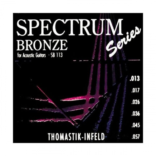 Thomastik SB113 Spectrum Bronze струны для акустической гитары, 13-57, сталь/ бронза