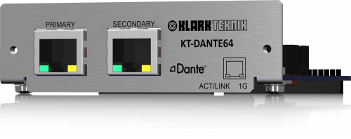 KLARK TEKNIK KT-DANTE64 плата расширения Dante для DN9650, DN9652 фото 2