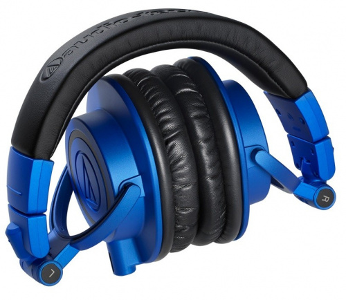 AUDIO-TECHNICA ATH-M50XBB студийные мониторные наушники цвет "чёрный + синий" фото 2