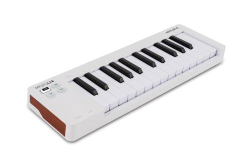 Arturia MicroLab 3 White MIDI клавиатура 25 клавиш, чувствительных к скорости нажатия, цвет белый фото 3