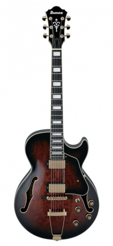 IBANEZ AG95QA-DBS полуакустическая гитара, цвет красный