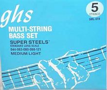 GHS 5ML-STB Струны для бас гитары; нержавеющая сталь; круглая обмотка; (44-63-80-98-121)
