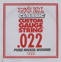 Ernie Ball 1222 струна для электро и акустических гитар. никель, калибр 022