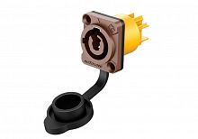 ROXTONE RAC3MPI-WP Brown Разъем кабельный типа powercon, пыле и влаго защищенный, контакт: посеребренная бронза, 3-х контактный, Цвет: Коричневый.