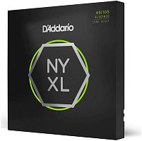 D'Addario NYXL45105 струны для бас-гитары,Long Scale, L Top/Med Bottom, 45-105