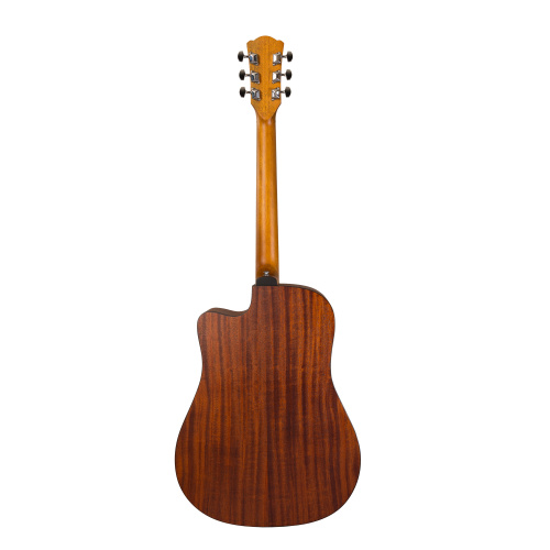 ROCKDALE Aurora D3 Satin C BK акустическая гитара дредноут с вырезом, цвет черный, сатиновое покрыти фото 2