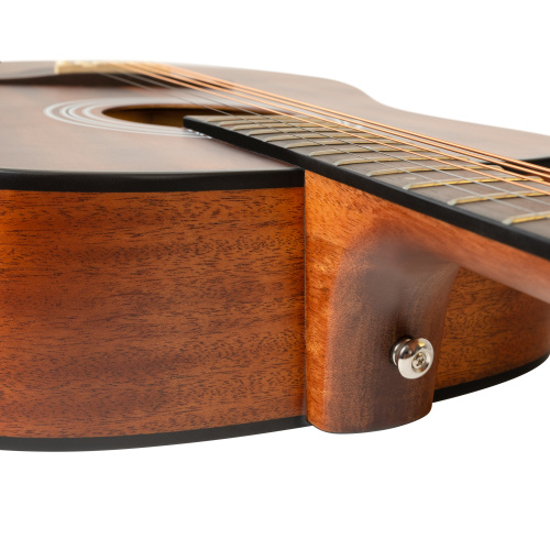 ROCKDALE Aurora D6 Satin All-Mahogany акустическая гитара дредноут, цвет натуральный, сатиновое покрытие фото 4