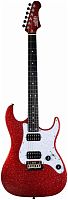 JET JS-500 RDS электрогитара, Stratocaster, корпус липа, 24 лада, HH, 1V1T, tremolo, цвет RDS