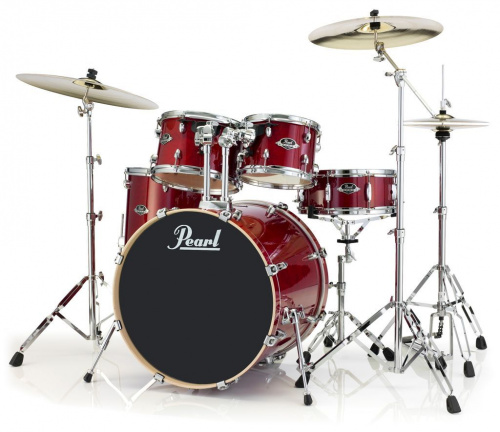 Pearl EXL725S/C246 ударная установка из 5-ти барабанов, цвет Natural Cherry, стойки в комплекте